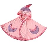 yuga☆月の精のマント もも染め オーガニックコットン100% 天然染め ベビー 服 子ども服 キッズ 女の子 男の子 兼用 ポンチョ マント ケープ 出産祝い プレゼント 綿100% おもてなし賞