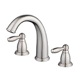 beeleeデッキマウント3つ穴ダブルハンドルWidespreadバスルームシンク蛇口 BL3020N-3