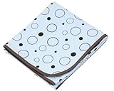 Kushies Receiving Blanket, Blue Crazy Bubbles by Kushies [並行輸入品]