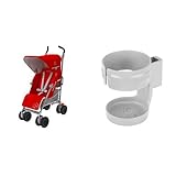 【セット買い】 Maclaren Strollers Techno XT カーディナル/シルバー + カップホルダー