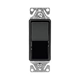Eaton 7503bk-box 15-amp 120 / 277 V標準グレード3ウェイDecoratorスイッチwith Back、プッシュと側配線、ブラウン