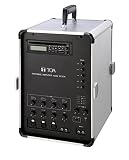 TOA 移動用PAアンプ65Wx2ch ダイバシティチューナーユニット(WTU-1820)2台内蔵 CD付 KZ-65A