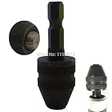 パワー ドライバー 1/4 "キーレスドリルチャック変換ツール六角シャンク ドライバ 0.3 ? 3 ミリメートル コードレス スクリュー ドライバー電動チャック ドリル