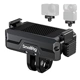 SmallRig マグネット式アダプターホルダー デュアルマウント DJI Osmo Action 6用 / Osmo Nano用 双方向クイックリリース マグネット式折りたたみアダプターマウント 1/4インチ-20ネジ穴付き 5890