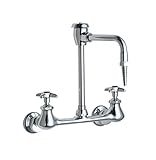 Chicago Faucets 943-CP Wall Mount Laboratory Water Fitting, Chrome by Chicago Faucets