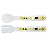 【Yummy!】ベビー食器「Yummy!スプーン・フォークセット」【IT】サイズ：236×194×H32mm(#9806197)YUT-500 ベビー キッズ 離乳食 カトラリー 日本製