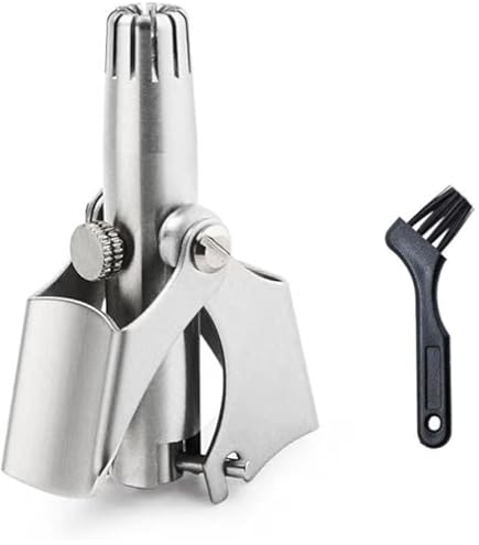 Amazon.co.jp: 鼻毛カッター 回転式 鼻毛切り ステンレス手動式