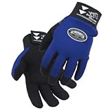 Revco ToolHandz 99PLUS-BLUE Syn. Leather/Spandex Mechanic's Gloves, Sm by Revco