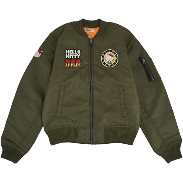 Amazon.co.jp: [ヨシダユウ] ハローキティ MA-1ジャケット バイク柄