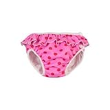 Imse Vimse Swim Diaper (13-17 pounds - Small, Pink Dots with Frill) by Imse Vimse