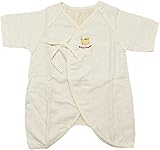 楠橋紋織 今治タオル コンビ肌着 KuSu かわいい・おーがにっく おでかけポポ ナチュラル 70cm ~ 80cm