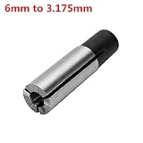 Sndy 6mm から3.175 の mm は彫版機械長さ23ミリメートルのためのナイフの転換のチャックを切り分ける
