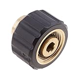 SONONIA 全３サイズ　M22x1.5　ソケット　14mm　穴　真ちゅう製　圧力　ワッシャー継手 - メス1/4~メス