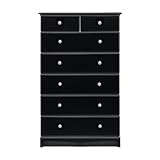 アルファタカバ ベビータンスシリーズ ピンキー 80cm幅6段 ブラック