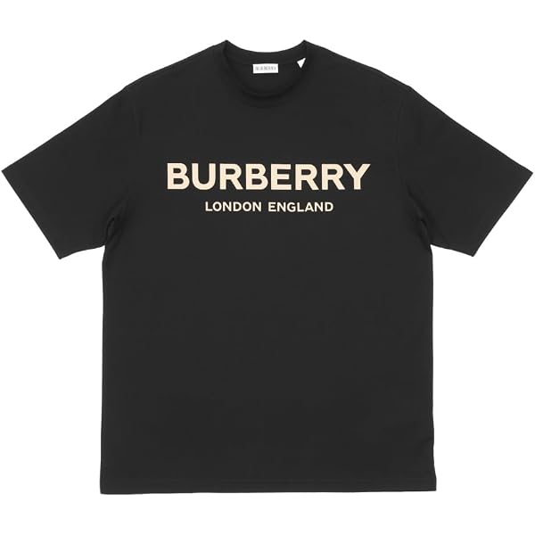 Amazon | [BURBERRY] [バーバリー] Tシャツ 半袖カットソー ブラック 