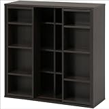 ダブルスライドラック ブラウン 組立式本棚 81816