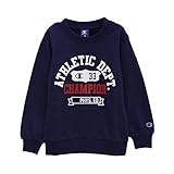 (チャンピオン)Champion トドラー・キッズ 男の子 カレッジ風プリントスウェットシャツ 130cm-160cm(NV-ネ