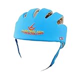 PURITAマスクシート1枚【こどもヘルメット】(ブルー-Lightning)赤ちゃん ヘルメット/ひも調節可能な超軽量 つかまり立ち ベビー 安全 帽子/６か月から５歳位使用/キッズ サイクル/保護
