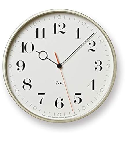 Lemnos ❇︎ RIKI CLOCK アナログ壁掛け時計　レムノス　リキ 楽天市場】楽天マラソン中｜ レムノス Lemnos 『 RIKI ALUMINUM