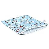 Bumkins Reusable Sandwich and Snack Bag, Bright Blue, Large by Bumkins [並行輸入品]