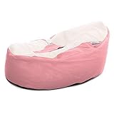 Rucomfy Luxury Cuddle Soft Gaga Baby Bean Bag (Strawberry) by RUComfy