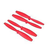 ドローンプロペラ　小道具　プロップ　ブレード　コンボ用 　Parrot Minidrones rolling spider　交換部品　パーツ向け　４個セット　赤