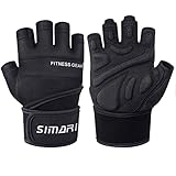 SIMARI トレーニンググローブ 筋トレグローブ スポーツグローブ リストフラップ 手首固定...