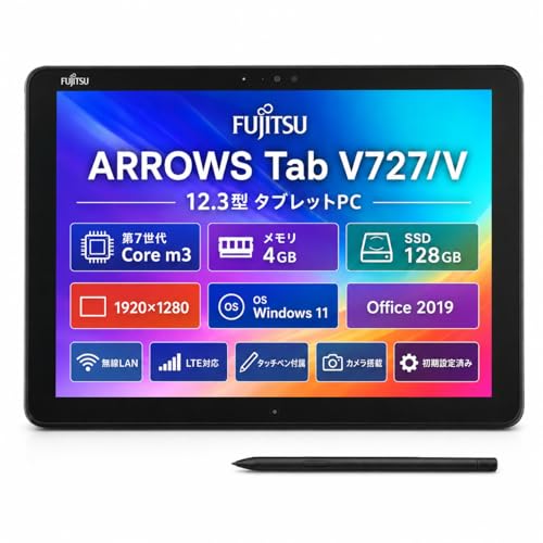 富士通 V727/S m3-7Y30 8GB 128GB Win11 LTE 富士通 V727/S m3-7Y30 8GB 128GB Win11 LTE 富士通 V727/S m3-7Y30