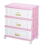 ラピカKIDSチェストワイド3段　ピンク