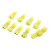 Suyep電気コネクタ完全に絶縁されたオスの女性バット端子クリンプイエローFDFN / MDFN5.5-250 (100, PRS)