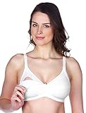 Leading Lady女性用授乳ブラ調節可能なフック カラー: ホワイト
