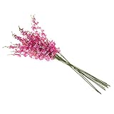 GRALARA人工　バタフライ　オーキッド　レアル　タッチ　花　クリスマス　ルーム　インテリア　７色選ぶ - ピンク