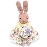 綿付き 手芸キット 小さなぬいぐるみ おすわり花うさぎ ふんわりラベンダー ハンドメイド 手作りキット 1005001