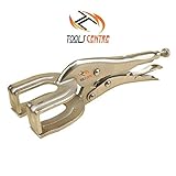ツールCentre MulifunctionalツールUタイプ溶接プライヤー溶接クランプ10インチカーボンスチールロックグリッププライヤー