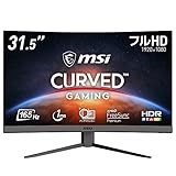 MSI｜エムエスアイ ゲーミングモニター Optix G32C4 OPTIXG32C4 [31.5型 /フルHD(1920×1080) /ワイド/曲面型]