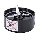 Atyhao 250W交換部品交換クロスブレードマジックブレットスペアマジックブレッドブレンダージューサーミキサー用ナイフホルダー ジューサーホルダー ミキサー アクセサリー ジューサー部品交換 ブレードブレンダーキッチンアクセサリ(一字型)