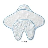 【Disney】ディズニー　ガーゼ＆パイル素材のおくるみ　ミッキー＆ミニー　ブルー系