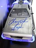 クリストファー・ロイド 直筆 サイン 入り バック・トゥ・ザ・フューチャー デロリアン 1:24 ミニカー ベケット社 サイン会 現場目視 証明済み シードスターズ