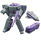 SHANINA,車の変形ロボットのおもちゃ 絶版トリプルチェンジャー - アストロトレイン、スペースシャトル、蒸気機関車、パープル 、アクションフィギュア、対象年齢8歳以上