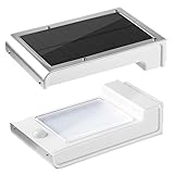 LEDソーラーライト, 人感センサーライト ソーラー充電 省エネ 防水IP65 取付簡単 電気代不要 (49LED-1Pack)