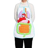 [sac taske] 人体模型 エプロン 内臓 臓器 解剖学 学習 教育 生物学 小学校 保健授業 (透明)