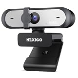 NexiGo N660P Pro 4K ウェブカメラ、ブラック。