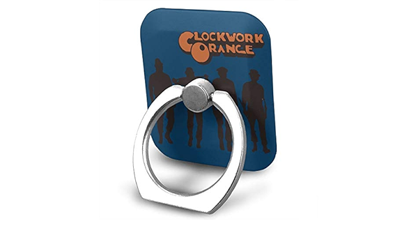 Amazon Co Jp Clockwork Orange 時計じかけのオレンジ バンカーリング Iphone Ipad Ipod Galaxy Xperia スマートフォン タブレットpcを指1本で保持 落下防止 スタンド ジェットブラック 家電 カメラ