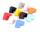 [Nya] コーナークッション 柱 や テーブル など 家具 の角を 保護 して 赤ちゃん や ご年配 の方の ケガ防止 素敵なコーナーガード 8点セット(L型) (ホワイト)