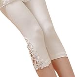 Foucome らくちんパンツ マタニティ レギンス 伸縮性抜群 産前産後 大きいサイズ 7分丈 ホワイト XL
