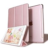 PIXEL.(ピクセル.) iPad 10.2インチ ケース 軽量・薄型・ハードタイプのスマートカバー ケース 三つ折り保護カバー クリアバックケース 自立スタンド・オートスリープ機能 iPad 2021/20/19年 iPad9/iPad8/iPad7[iPad 10.2インチ：A2602 A2604 A2603 A2605 A2270 A2428 A2429 A2430 A2197 A2200 A2198]（対応機種：iPad 10.2inch 第9/8/7世代）（ローズゴールド）