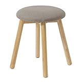 ルームアンドホーム サムプレ円形スツール グレー 33 X 33 X 44cm