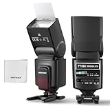 NEEWER TT560フラッシュストロボ スピードライト コンパチブル ZV1/A9/A7/A7II/A6000/A6300/A6500 DSLRカメラ/デジタルカメラ用 標準ホットシュー/ミニスタンド/クリーニングクロス/バッグ付き スタジオストロボライト