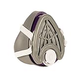 多目的＆再利用可能粉塵マスクCANHEAL808　交換用フィルター４点付 ( グレー・紫 ) (S/M)