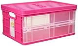 ナカバヤシ 折りたたみコンテナミニ(フタ付・ピンク) CFC-TC301KP 返品種別A